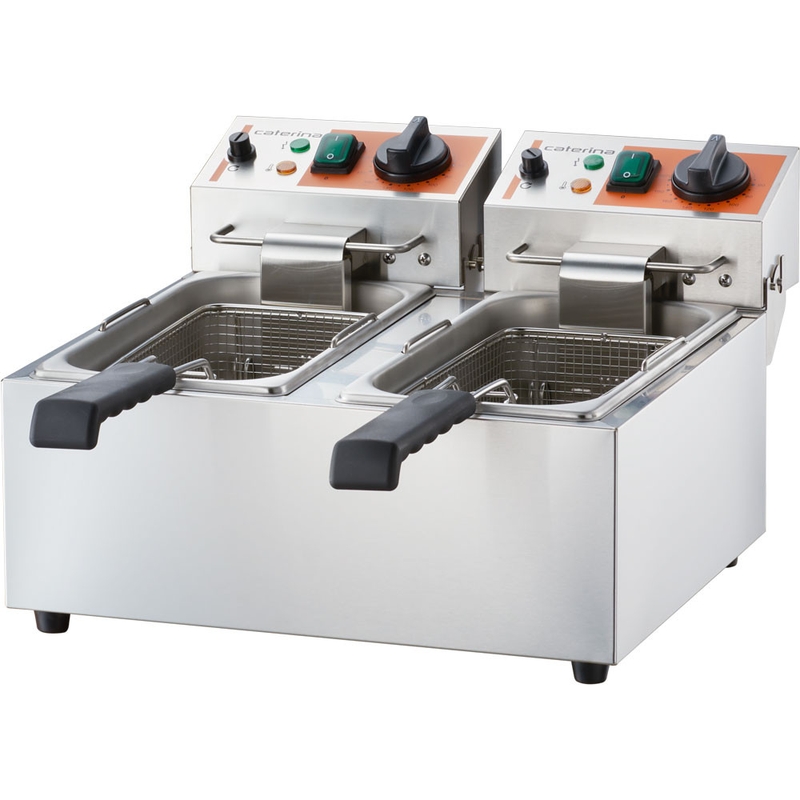 Frytownica 2-komorowa elektryczna , poj. 2 x 3,5 l