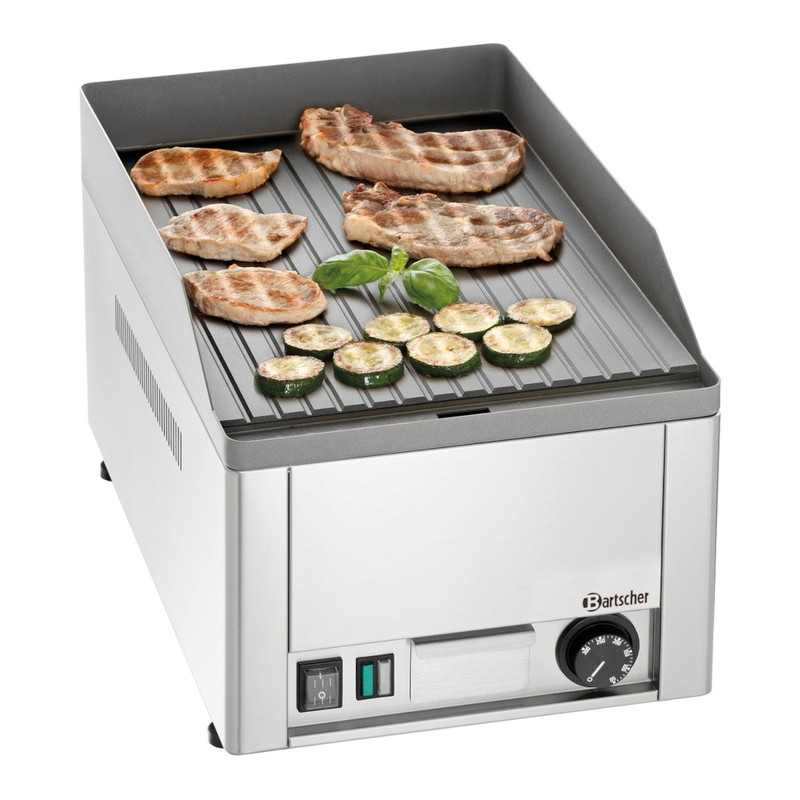 Płyta grillowa ryflowana, elektryczna